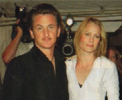 Шон с женой Робин Райт
